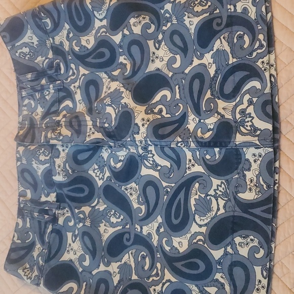 Ladies GAP Skirt - Blue Paisley - Picture 2 of 2